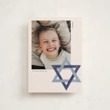 "Star of David" - Hanukkah Cards in Blue Spruce by Annie Montgomery - Front