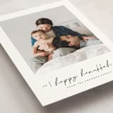 "Scripted Hanukkah" - Hanukkah Cards in Snow by Liz Conley - Detail