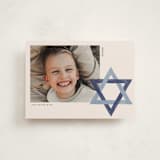 "Star of David" - Hanukkah Cards in Blue Spruce by Annie Montgomery - Front