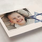 "Star of David" - Hanukkah Cards in Blue Spruce by Annie Montgomery - Detail
