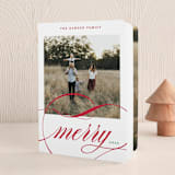 "Merry Swashes" - Holiday Booklette Cards in Chestnut by Susan Brown - Front