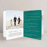 "Sparkling Wine" - Holiday Booklette Cards in Evergreen by Hooray Creative - Interior Option - 1