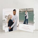 "Evergreena" - Holiday Booklette Cards in Berry by Petra Kern - Interior Option - 1