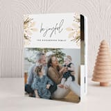 "Joyful Florals" - Holiday Booklette Cards in Bush by Anupama - Front