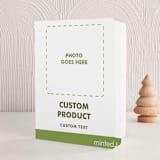"Custom HBK" - Holiday Booklette Cards in White by Minted - Front