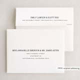 "Custom HBK" - Holiday Booklette Cards in White by Minted - FREE Recipient Addressing