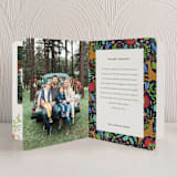 "Holiday Forest Photo" - Holiday Booklette Cards in Nuit by Menci Zaga - Interior Option - 1