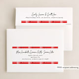 "A Signature Holiday" - Holiday Booklette Cards in Snow by Liz Conley - FREE Recipient Addressing