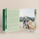 "Warm Flannel" - Holiday Booklette Cards in Spruce by Keen Peachy - Interior Option - 2