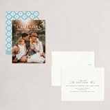 "CHIC MINIMAL" - Holiday Booklette Cards in Glacier by Melanie Kosuge - Assembled