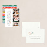 "More New Year" - Holiday Booklette Cards in Pomegranate by Alethea and Ruth - Assembled