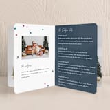 "Confetti" - Holiday Booklette Cards in Fruitcake by Pixel and Hank - Interior Option - 1