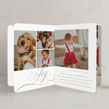 "Merrily Flourished" - Holiday Booklette Cards in Champagne by Jennifer Postorino - Interior Option - 1