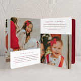 "Prism" - Holiday Booklette Cards in Cranberry by Jessica Williams - Interior Option - 1