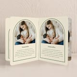 "Potted Trees" - Holiday Booklette Cards in Cream by Baumbirdy - Interior Option - 2