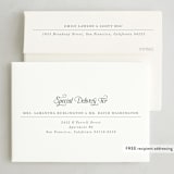 "Our Merry Little Christmas" - Holiday Birth Announcement Cards in Sugar by Jenna Holcomb - FREE Recipient Addressing