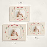 "Festive Dreams" - Holiday Birth Announcement Cards in Halo by Teju Reval - Formats Available