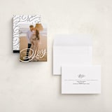 "Expecting More Joy" - Holiday Birth Announcement Cards in Starlight by Alethea and Ruth - Assembled