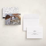 "Expecting More Joy" - Holiday Birth Announcement Cards in Starlight by Alethea and Ruth - Assembled