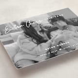 "Extra Cheer" - Holiday Birth Announcement Cards in Snow by fatfatin - Detail