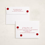 "Extra Cheer" - Holiday Birth Announcement Cards in Snow by fatfatin - FREE Recipient Addressing