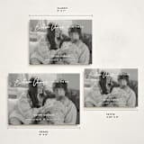 "Extra Cheer" - Holiday Birth Announcement Cards in Snow by fatfatin - Formats Available