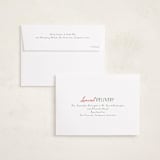 "Merry Scallop" - Holiday Birth Announcement Cards in Holly by Hooray Creative - FREE Recipient Addressing