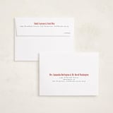 "Oh What Fun" - Holiday Birth Announcement Cards in Candied Apple by Stacy Maalouf - FREE Recipient Addressing