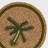 "Palm tree coasters" - Coasters in green by Joanna Buchanan