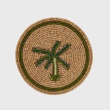 "Palm tree coasters" - Coasters in green by Joanna Buchanan