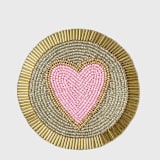 "Heart coasters" - Coasters in pink by Joanna Buchanan