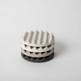 "Grey Scale Terrazzo Coasters (Set of 4)" - Coasters in gray by Pretti.Cool