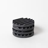 "Black Terrazzo Coasters (Set of 4)" - Coasters in black by Pretti.Cool