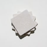 "Marble Coaster Set (ROMAN)" - Coasters in white by the parmatile shop