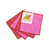 "Lollipop Twill Cocktail Napkins (Set of 4)" - Coasters in pink by ATELIER SAUCIER