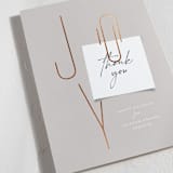 "Joy Note" - Holiday Cards in Tinsel by Amy Payne - Detail