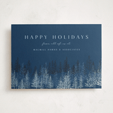 "Pine Pointillism" - Holiday Cards in Midnight by Kaydi Bishop - Front