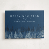 "Pine Pointillism" - Holiday Cards in Midnight by Kaydi Bishop - Front