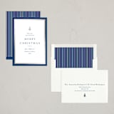 "Edged" - Holiday Cards in Blue Spruce by Amy Kross - Assembled