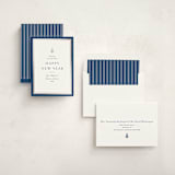 "Edged" - Holiday Cards in Blue Spruce by Amy Kross - Assembled