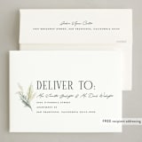 "Flora" - Holiday Cards in Greenery by Erin L. Wilson - FREE Recipient Addressing