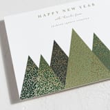 "Shimmering Christmas Trees" - Holiday Cards in Fir by Roopali - Detail