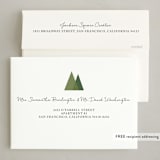 "Shimmering Christmas Trees" - Holiday Cards in Fir by Roopali - FREE Recipient Addressing
