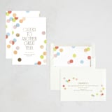 "Confetti Dots" - Holiday Cards in Candy by Ellen Schlegelmilch - Assembled