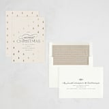 "Joyful Trees" - Holiday Cards in Ivory by Carolyn Nicks - Assembled