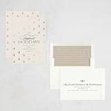 "Joyful Trees" - Holiday Cards in Ivory by Carolyn Nicks - Assembled