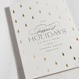 "Joyful Trees" - Holiday Cards in Ivory by Carolyn Nicks - Detail