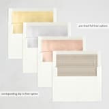 "Joyful Trees" - Holiday Cards in Ivory by Carolyn Nicks - Envelope Liner Options