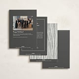 "A Door" - Holiday Cards in Noir by Jenna Holcomb - Back of Card Options