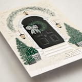 "A Door" - Holiday Cards in Noir by Jenna Holcomb - Detail